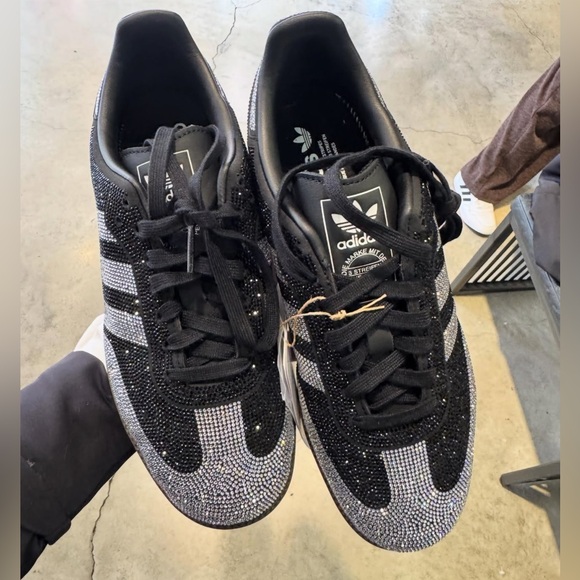 adidas Black and Silver Women's Sneakers - Picture 11 of 16
